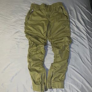 Fashion Nova Olive Rosie Ruched Joggers